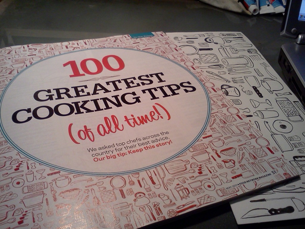 Veronica Guzzardi's Kitchen Pattern in Food Network Magazine